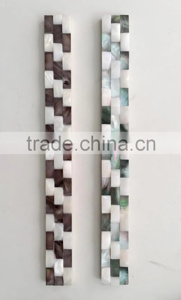 Black lip shell mother of pearl Border 30x300mm(os02)
