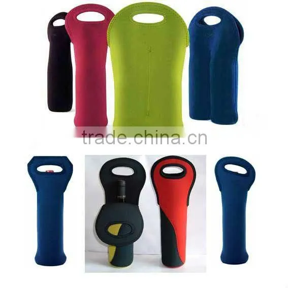 two wine bottle cooler holder neoprene