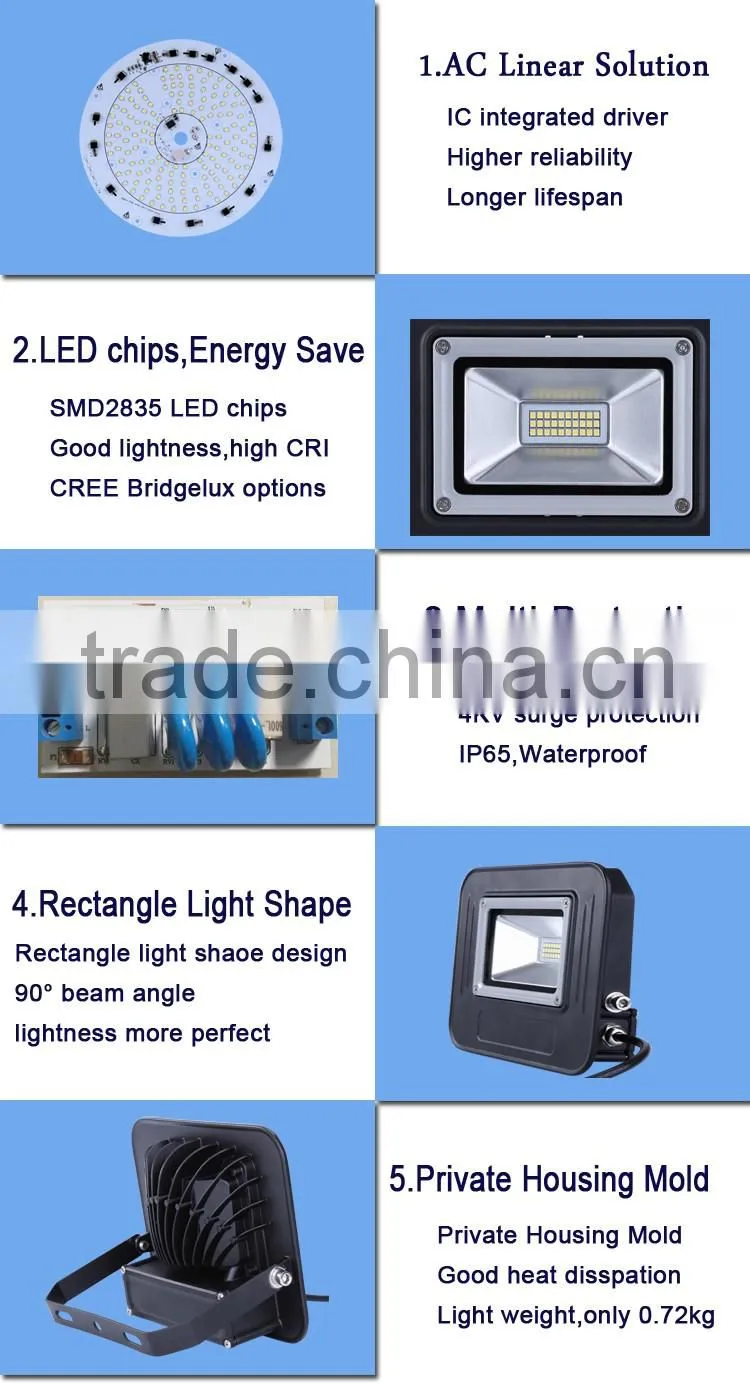 AC led flood light 20w DOB 3years warranty