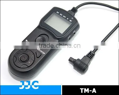 JJC TM-A Timer Remote Controller&Camera Remote Switch replaces TC-80N3 for Canon EOS 7D etc