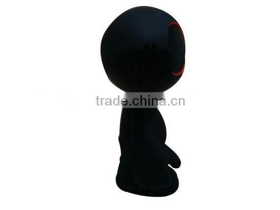 2015 new hot selling Doll stand football LED bluetooth speaker support TF card USB phone radio Aux