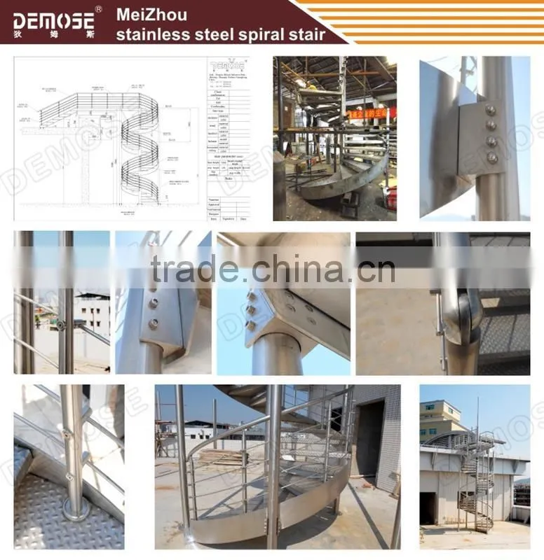 used metal stairs galvanized outdoor spiral staircase stairs