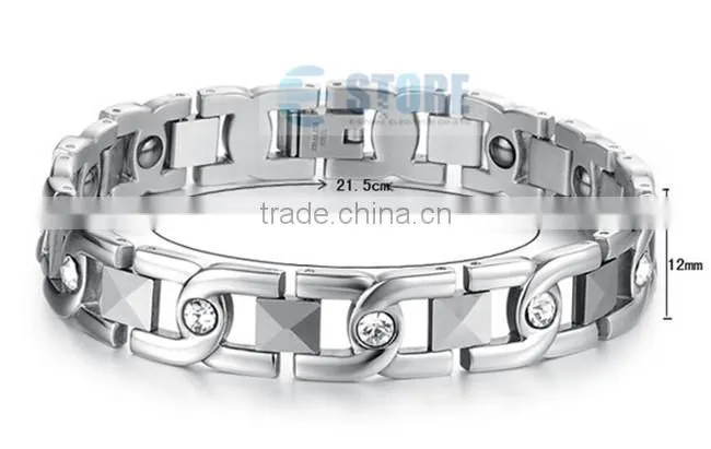 Man Sports Bracelets Balance Health Energy Bracelet Bio Magnetic Bracelet