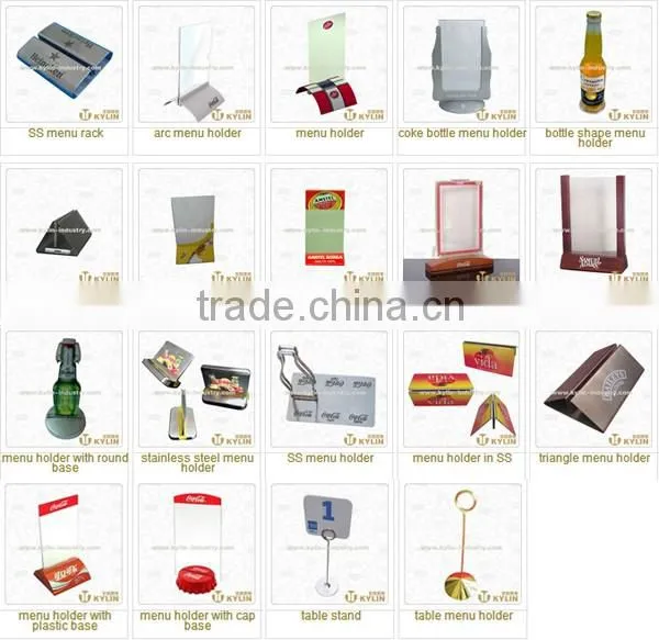 stainless steel menu stand,poster stand,sign holder,menu holder