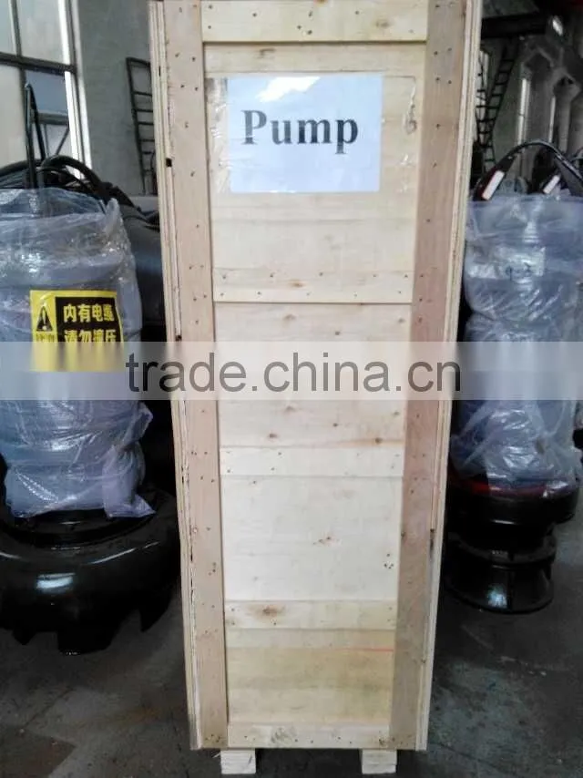 Axial flow sump pump for pond
