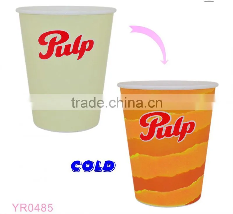shenzhen manufactory cold color changing pp plastic cup