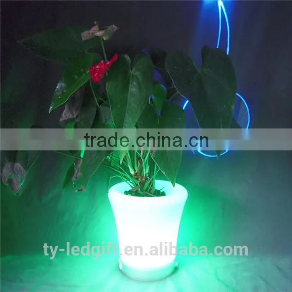 party led flower pot outdoor wedding decoration led flower pot