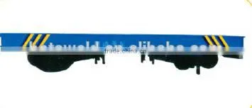material handling equipment electric flat car with battery