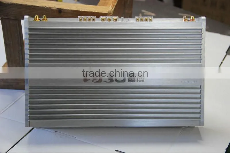 4 channel extreme power amplifier in aluminum alloy professional