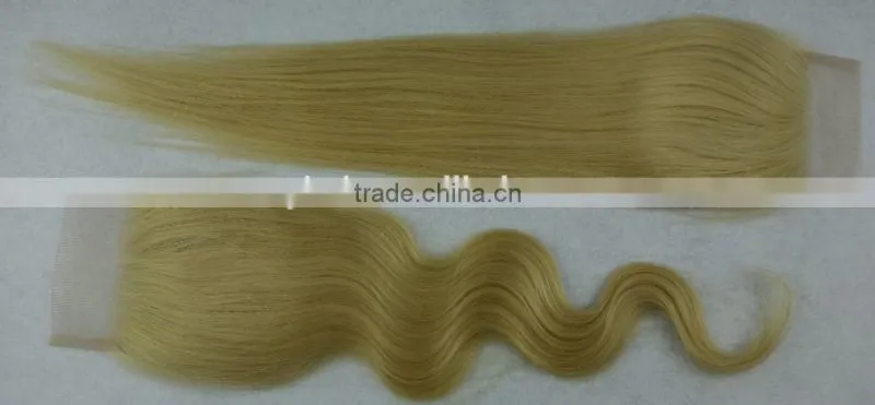 2016 Top sale for 100% human hair lace closure with excellent workmanship and competitive price