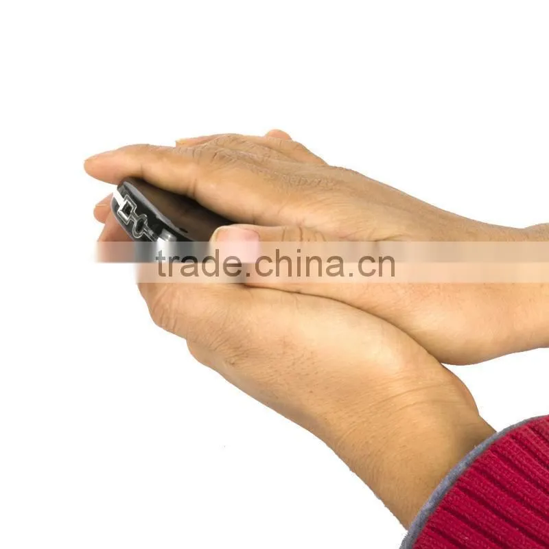 Rechargeable Electric Hand Warmer Heater Led Light USB Charger Pocket Portable