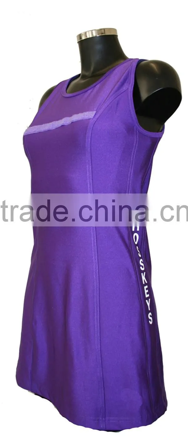 Full sublimated sexy netball dress velcro
