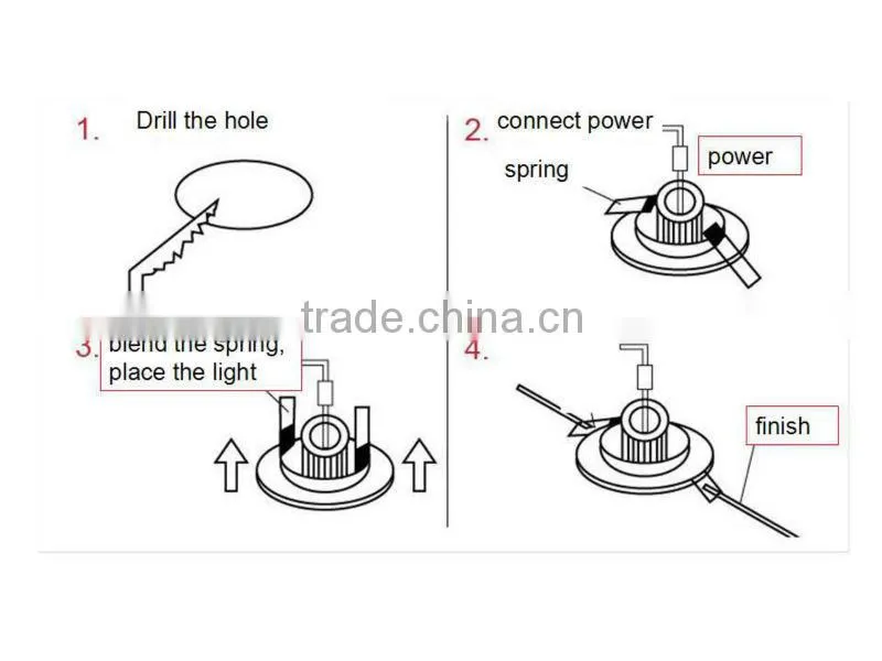 up and down wall light led cob down light,AC100-240 downlight