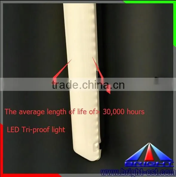 IP65 led tube mode 2700 - 6500K 60w led tri-proof tube light waterproof LED light for outdoor lighting