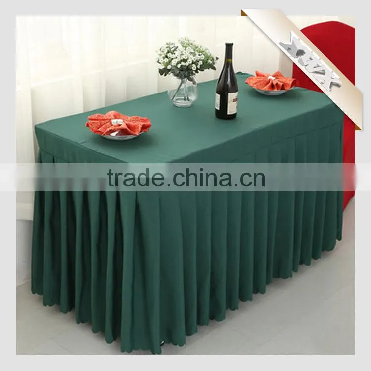 Factory Wholesale 100% Polyester White Table Cloth Made in China