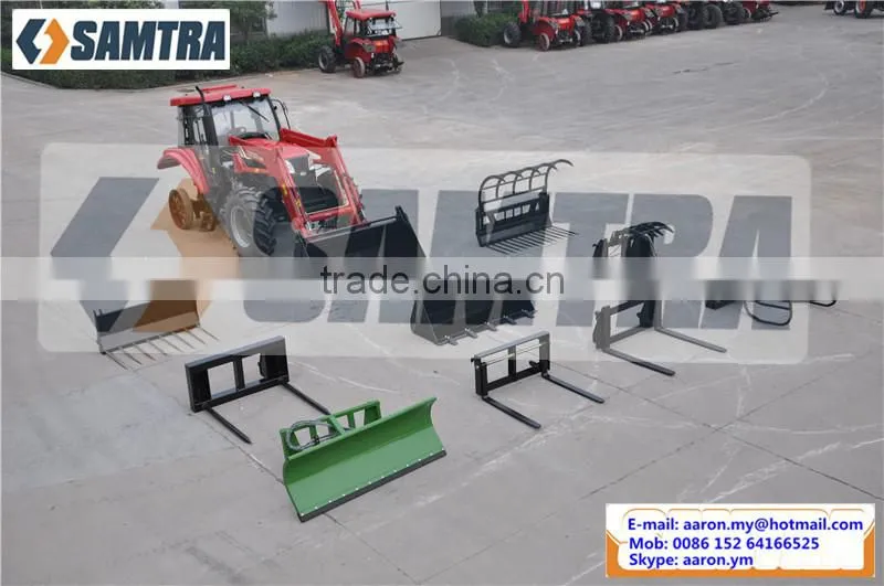 small tractor front end loader