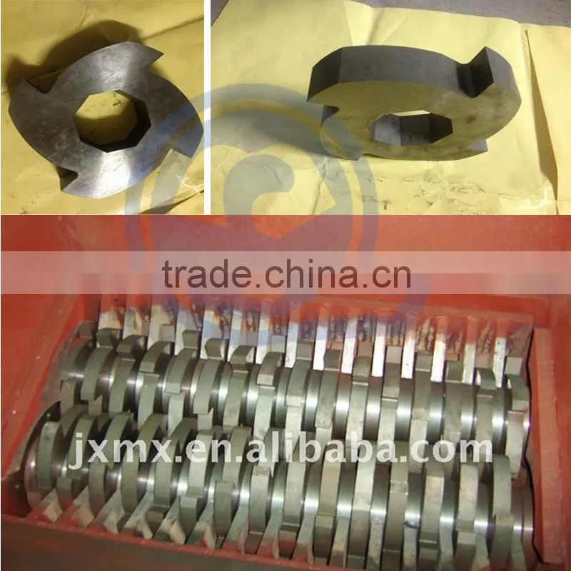 output size 5mm to 20mm Double shaft wood /plastic /metal shredder machine