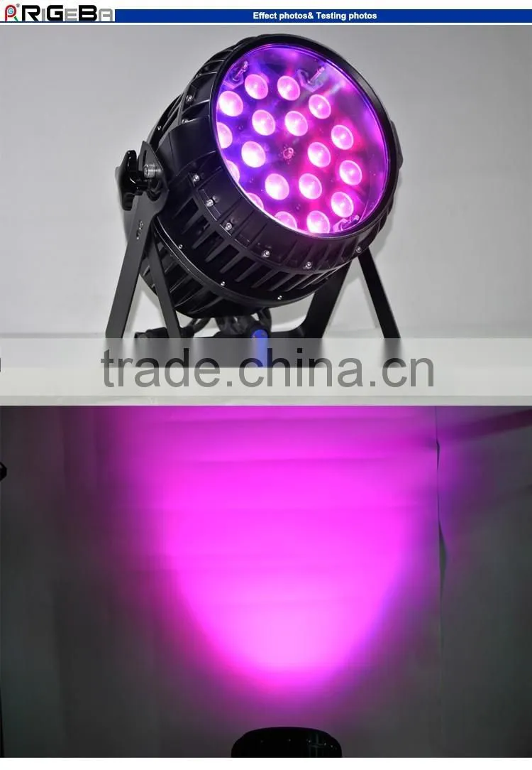 Guangzhou wholesale High--quality 18Leds 10W RGBW 4IN1 Outdoor LED Par light/DMX512
