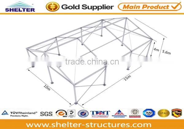 6*12m advertised cheap event tent with logo printed