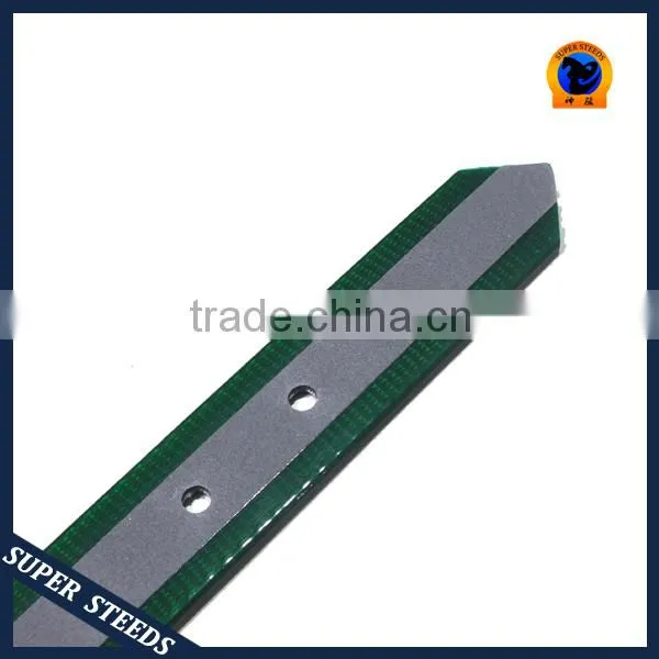 Fluorescent polyurethane pet collar with reflective tape
