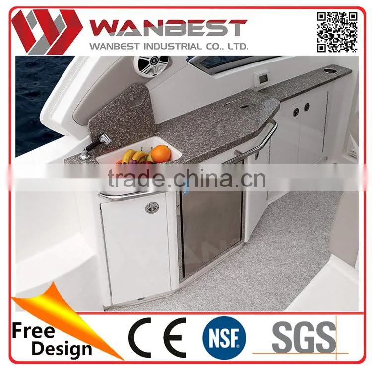 Bottom price crazy selling kitchen grey quartz countertops