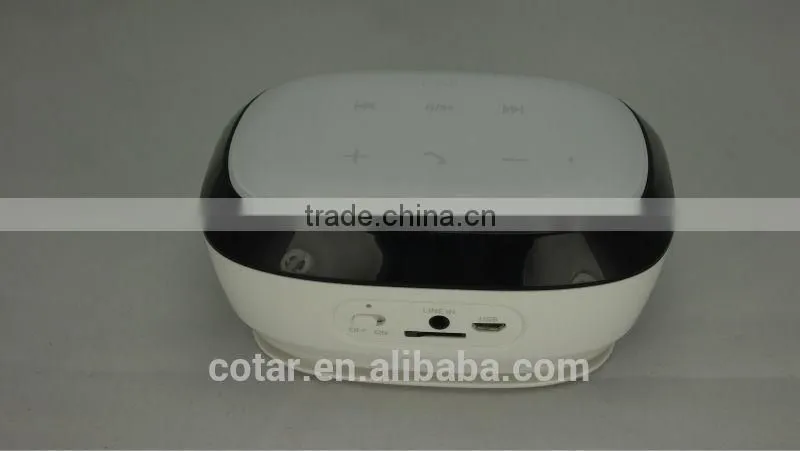 2016 New Design Wireless NFC Optional Bluetooth Touch Screen Speaker With FM Radio TF Card