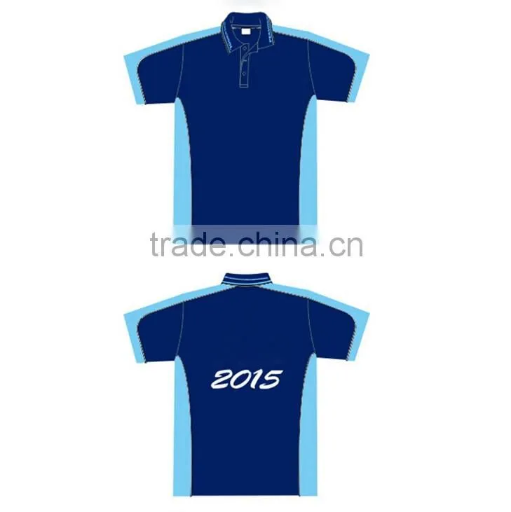 Custom polyester black yellow sport polo shirt with OEM service