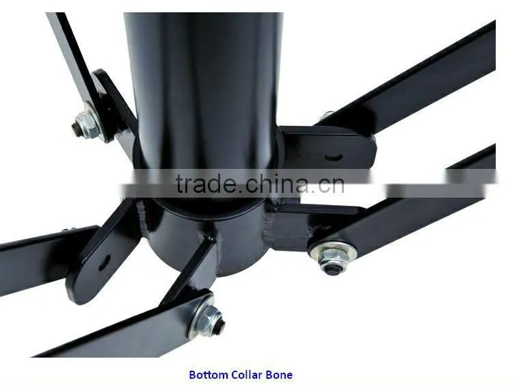 3m Professional Steel hanging industrial light speaker stand with T-bar/ active air cushion heavy duty studio Light Stand