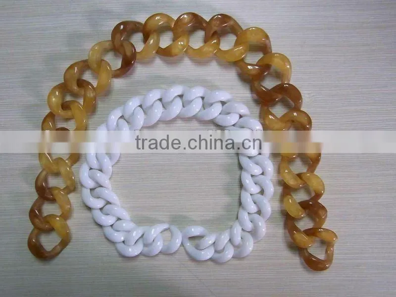 plastic chain link wholesale for jewelry