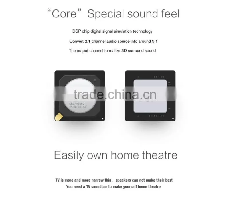 Aux in/Optical/USB/Bluetooth soundbar,hifi soundbar speaker for home theatre system with bass