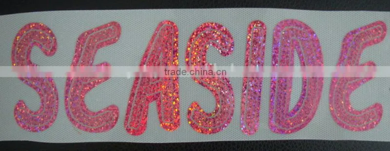 wholesale iron on letters rhinestone heat transfer