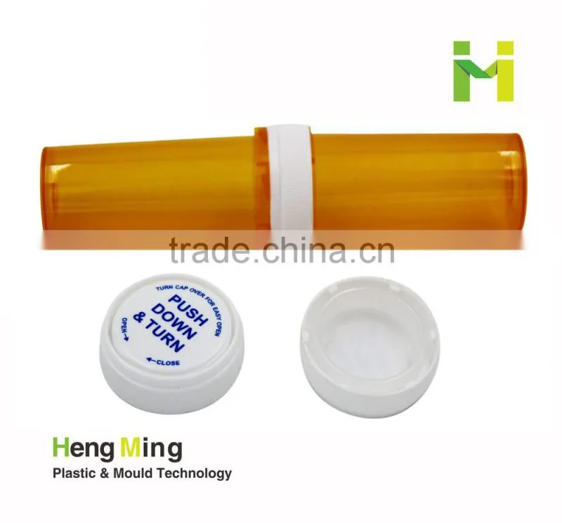 PP 8dram medicine child proof reversible vial