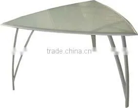 outdoor furniture tempered glass table