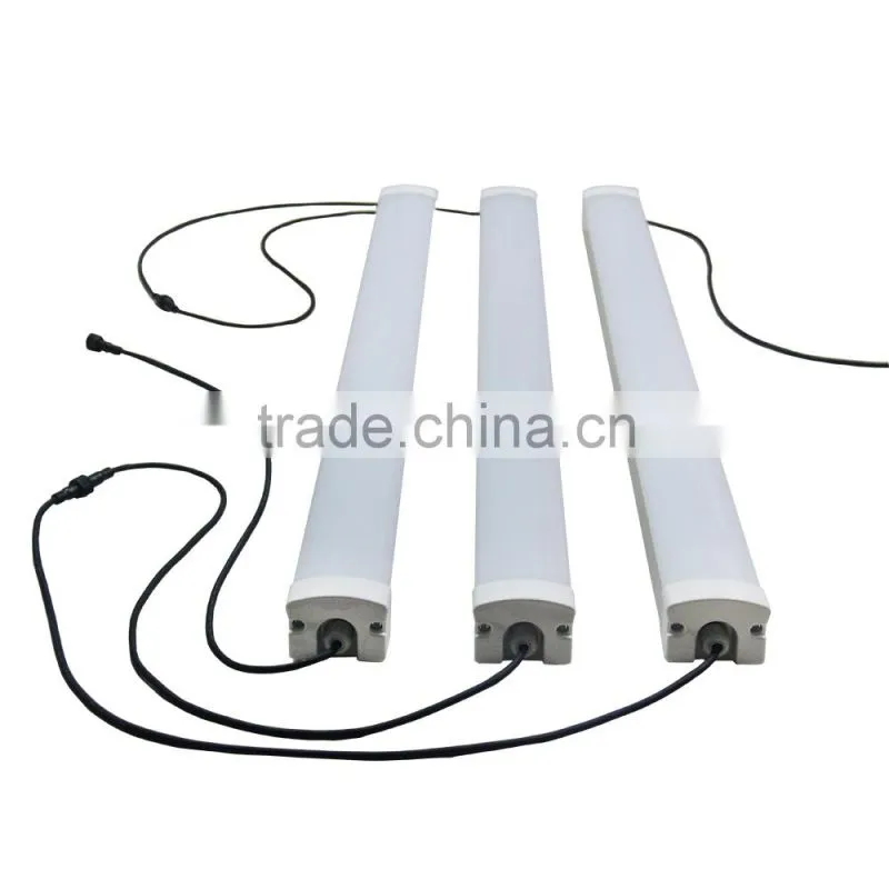 IP65 Aluminum Tri-proof led lamp with AC100-240V
