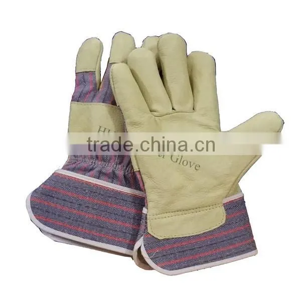 Withstands moisture without stiffening Premium Pigskin Gloves