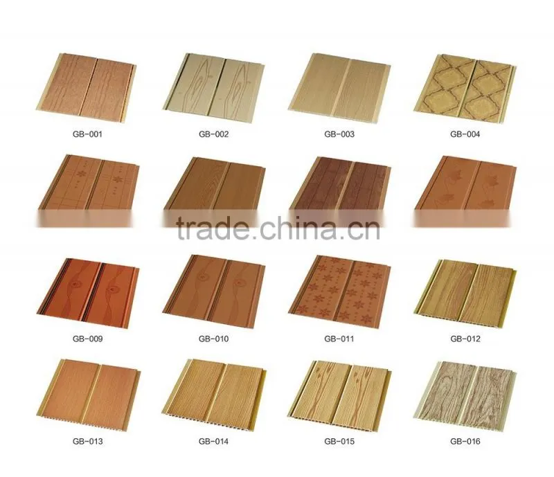 the latest design ceiling of pvc panel