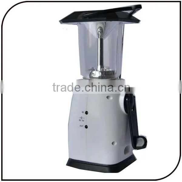 New Style Power by Hand Crank mutil-function Rechargeable LED Solar camping light