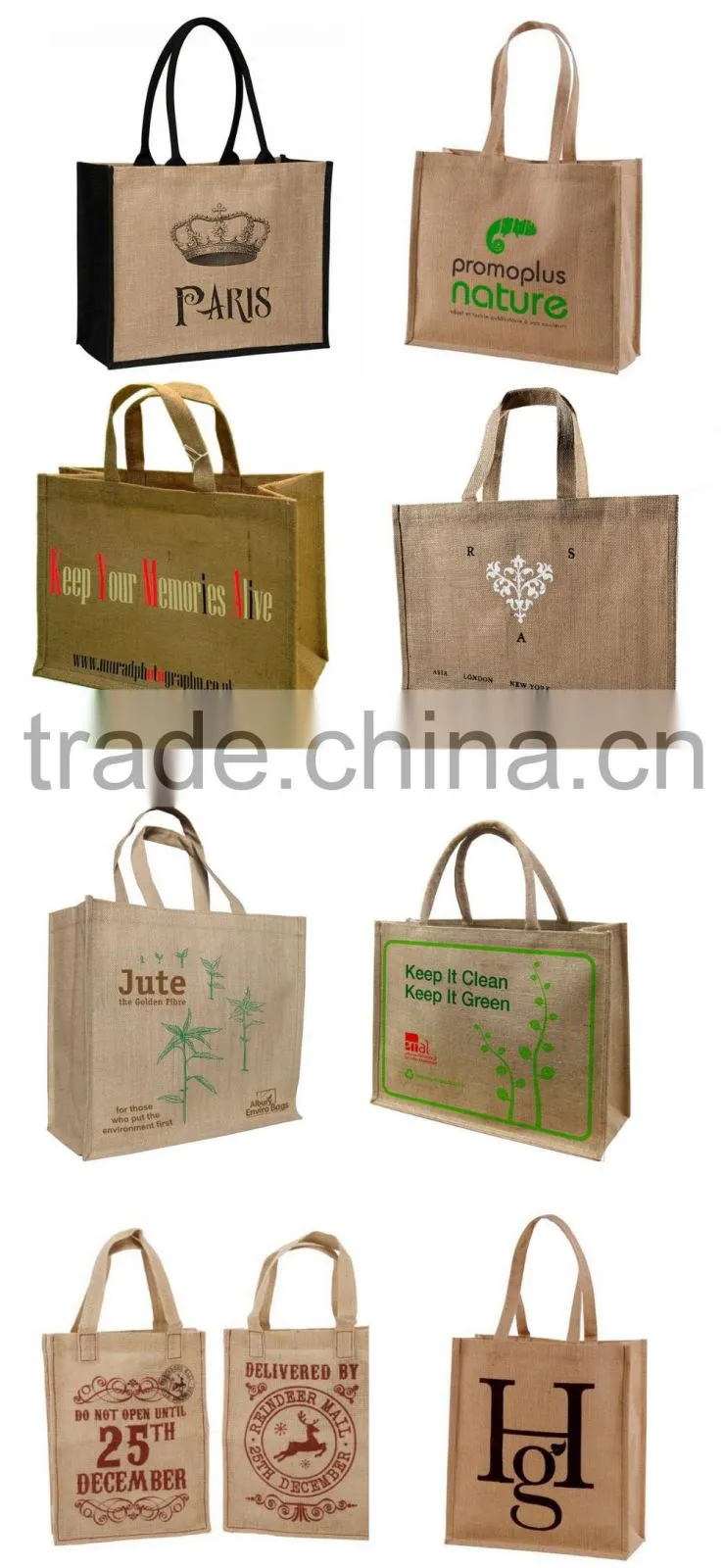 hessian sacks wholesale with custom printed logo