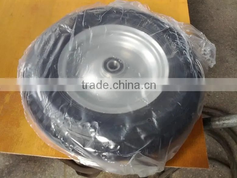 Rubber Pnuematic wheels manufactures for hand truck wheel 200x50