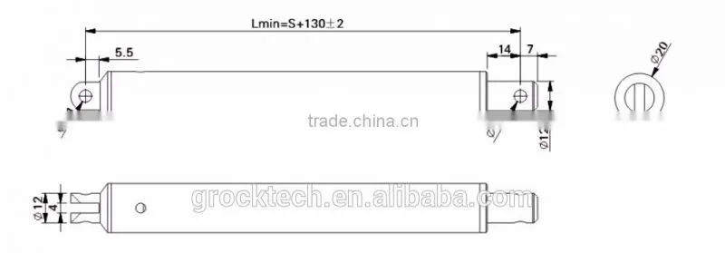 Pen tube type mini linear actuator 5v