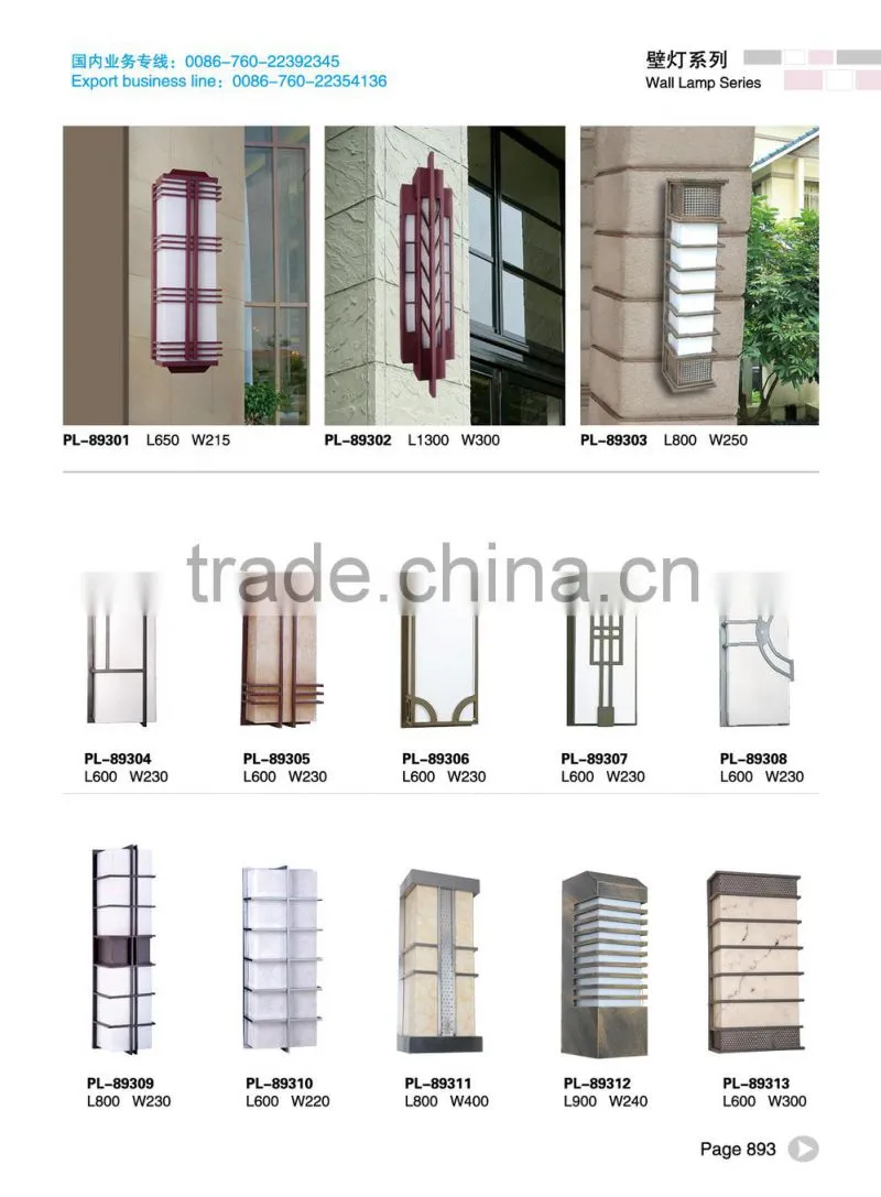Aluminium die casting wall lamp/BD-45501