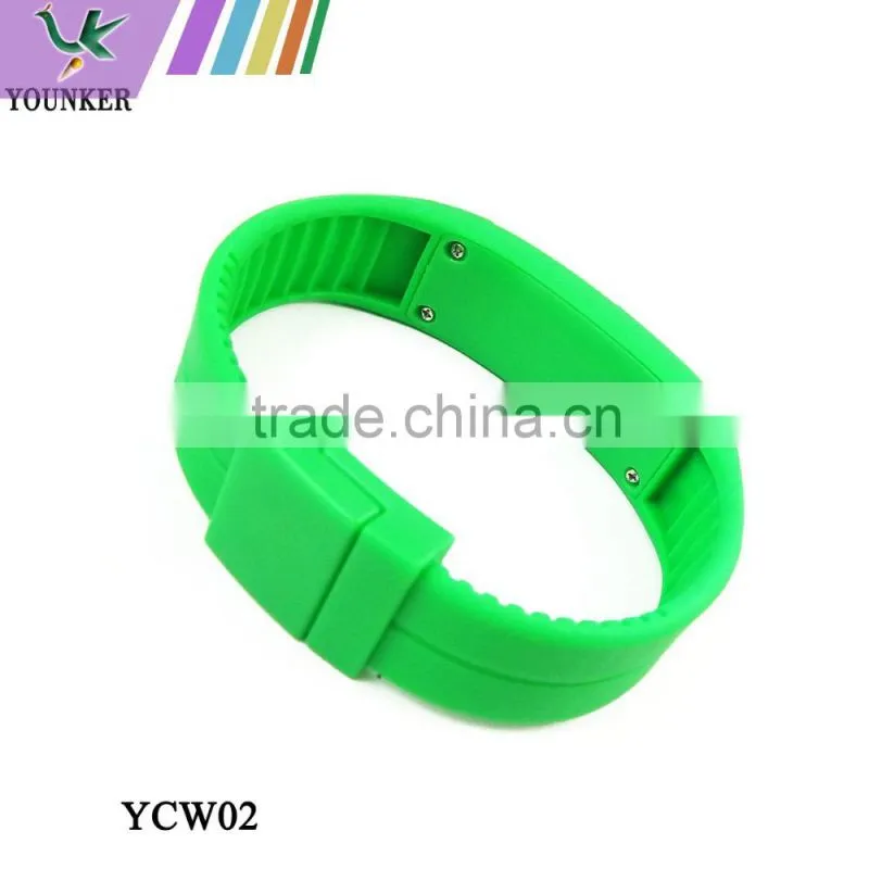 2015 Hot Sale Touch Screen LED Silicone Watch, Unisex Slim LED Silicone Band Sport Watch
