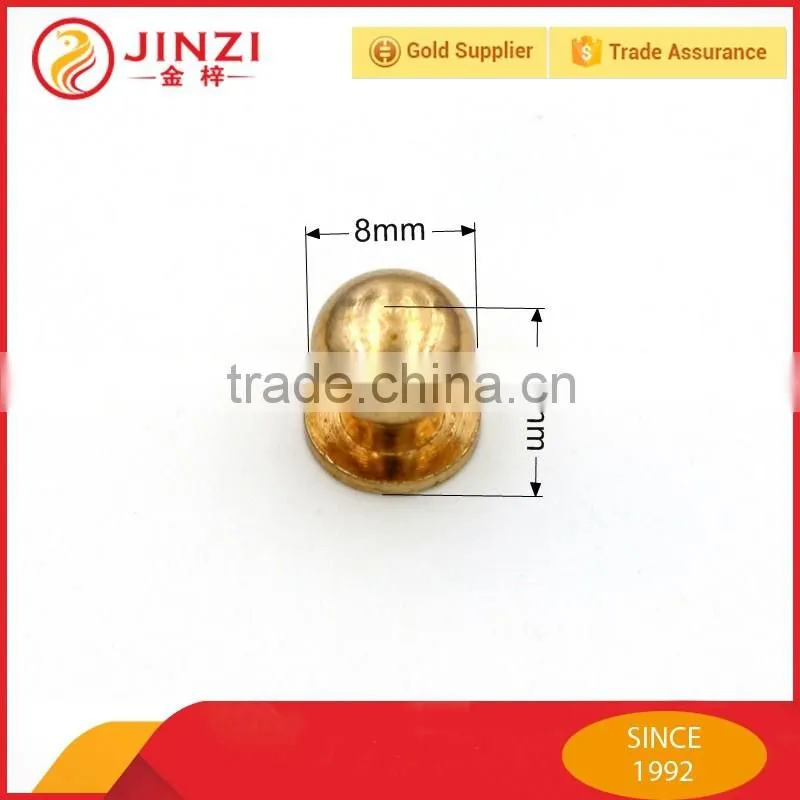 Hardware copper and nickel round head and flat head rivet
