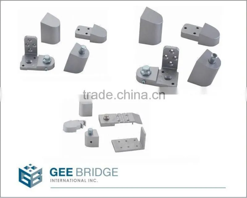 0203605 Window Accessories Aluminum Offset Door Pivot Hinge - Right Hand / Left Hand