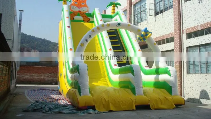 Tiger inflatable slide commercial on sale
