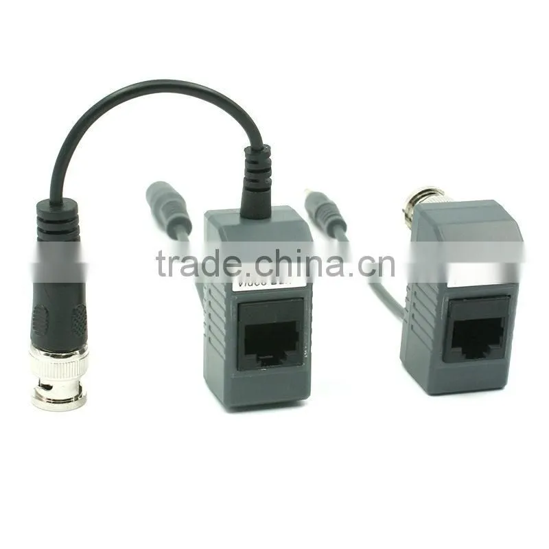 YJS-1201VP Video Balun 350-550 Meters RJ45 Interface Active Power