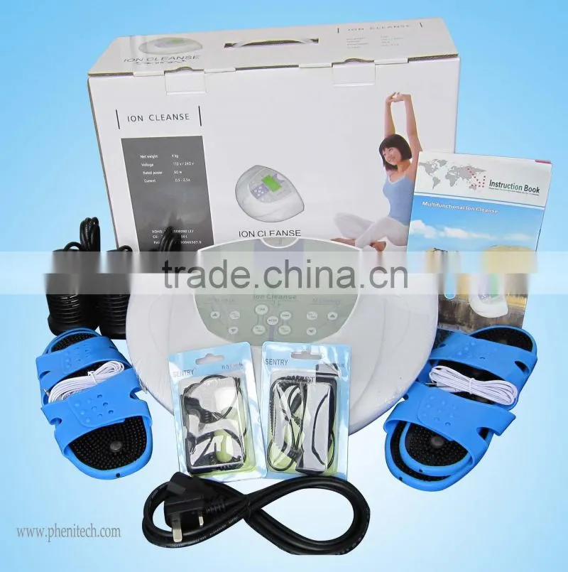 Acupuncture detox foot spa equipment with massage slippers for two people