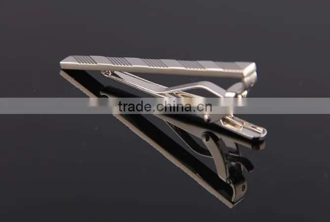 wholesale blank stripe tie clips