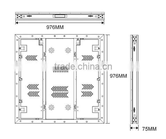 Video Display Function and 7.62mm Pixels led television