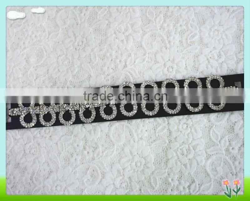 2015 New arriva wholesale stretch rhinestone headbands